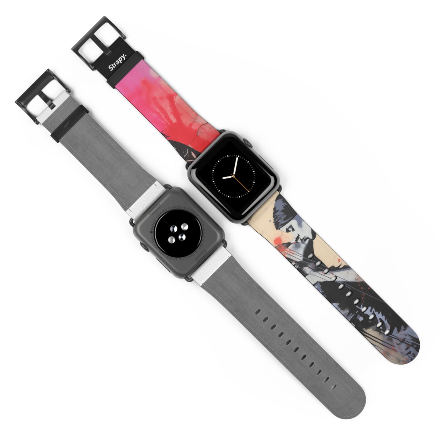 Schablone Love is Love (She/Her/They) Pride – Apple Watch Armband/Band aus Leder