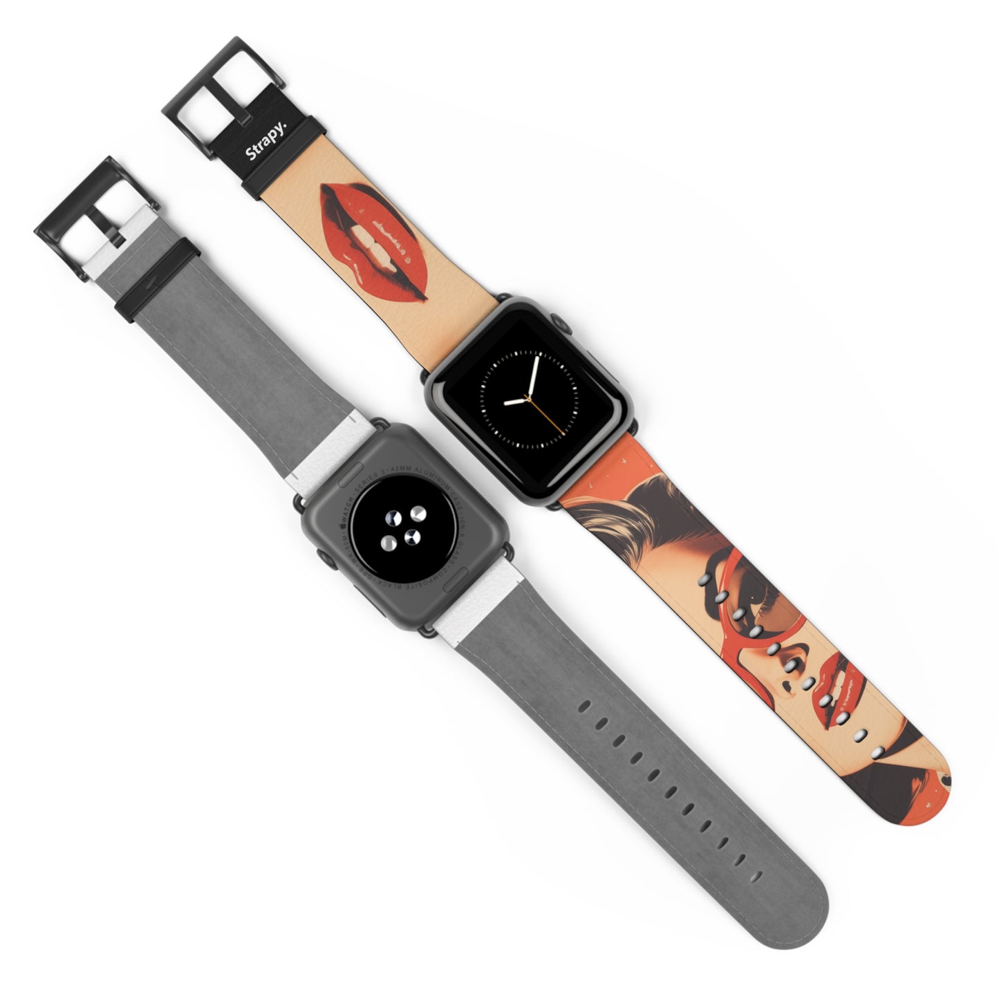 Vintage 50's Feminist - Leather Apple Watch Strap/Band