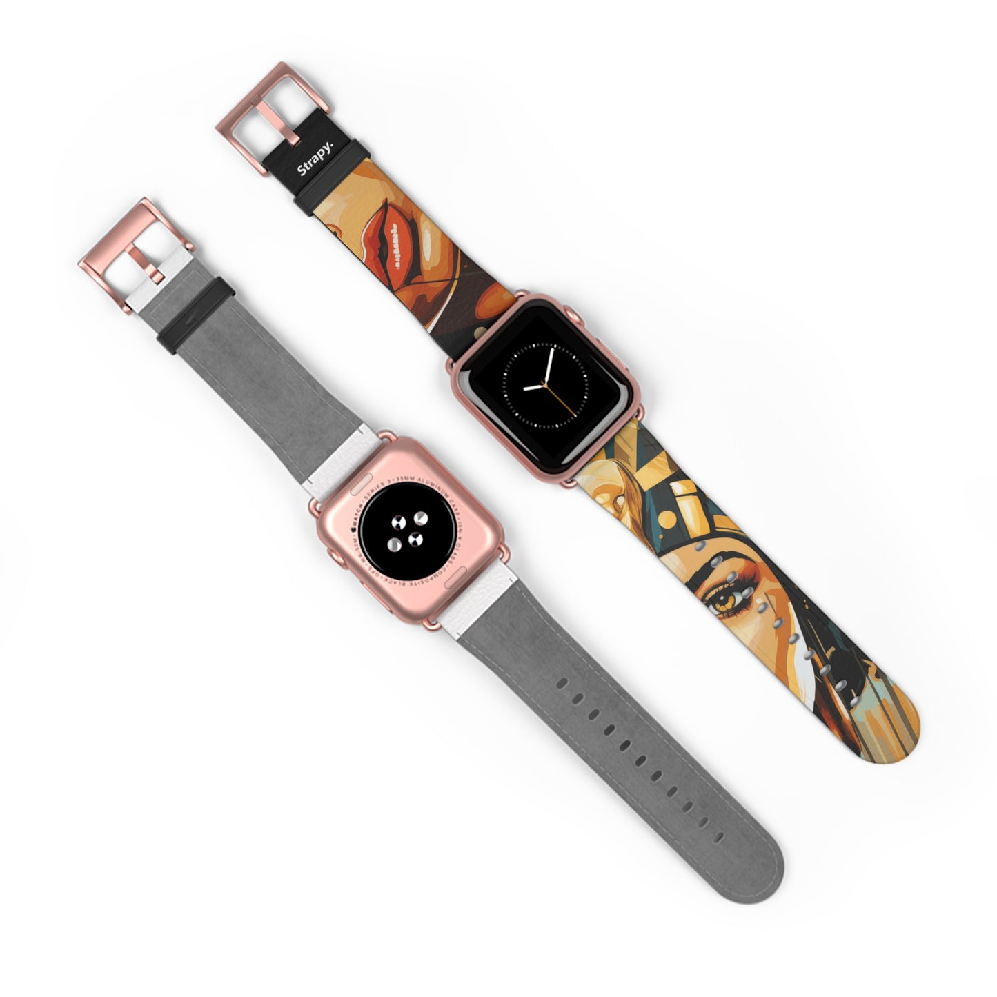 Art Pop Cleopatra - Apple Watch Armband/Band aus Leder