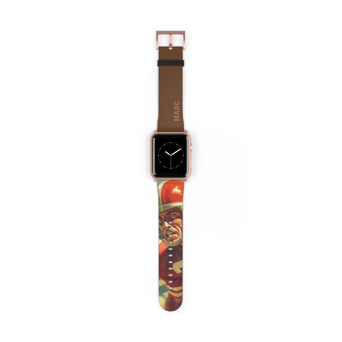 Vintage 50's American Football - Leather Apple Watch Strap/Band