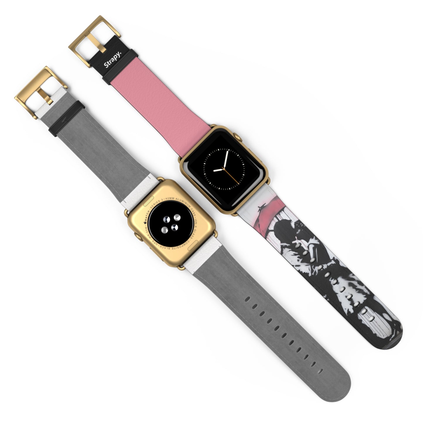 Schablone Ewige Liebe – Apple-Watch-Armband/Armband aus Leder