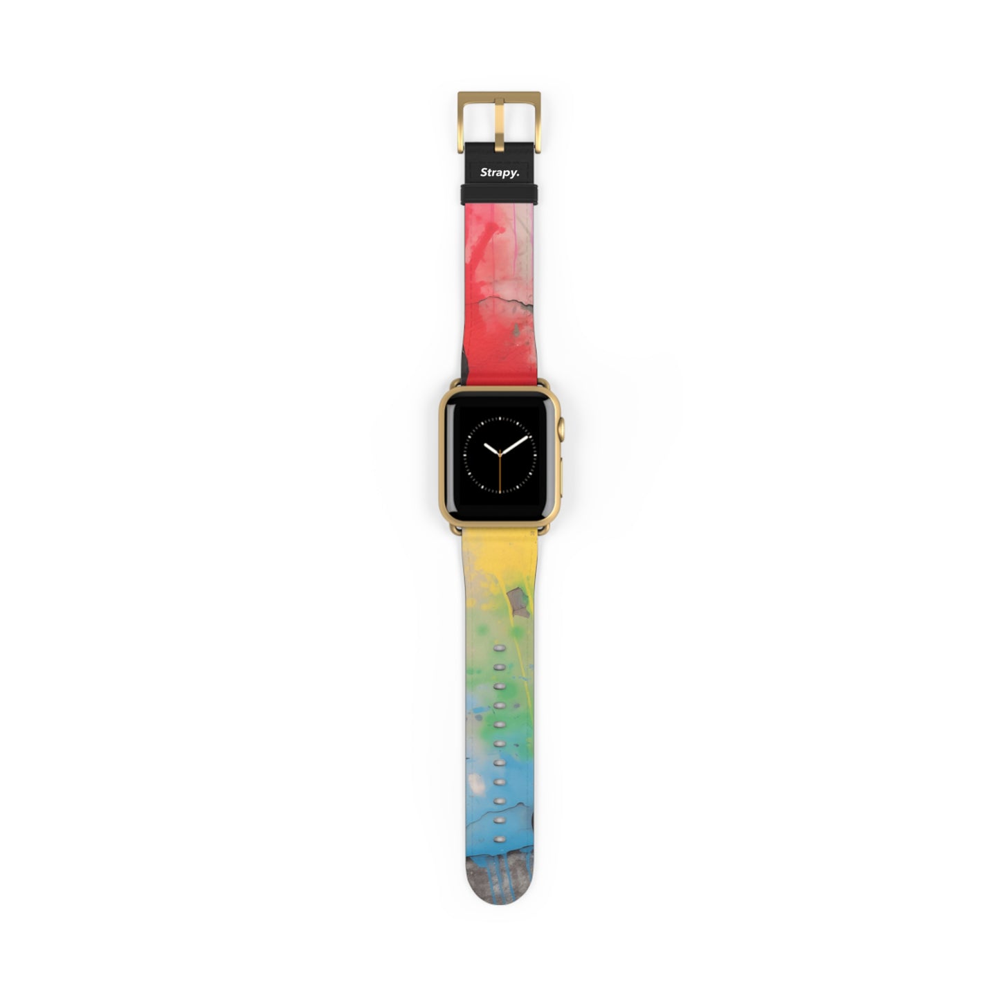 Stencil Love is Love Pride - Leather Apple Watch Strap/Band