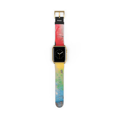 Schablone „Love is Love Pride“ – Apple-Watch-Armband/Armband aus Leder