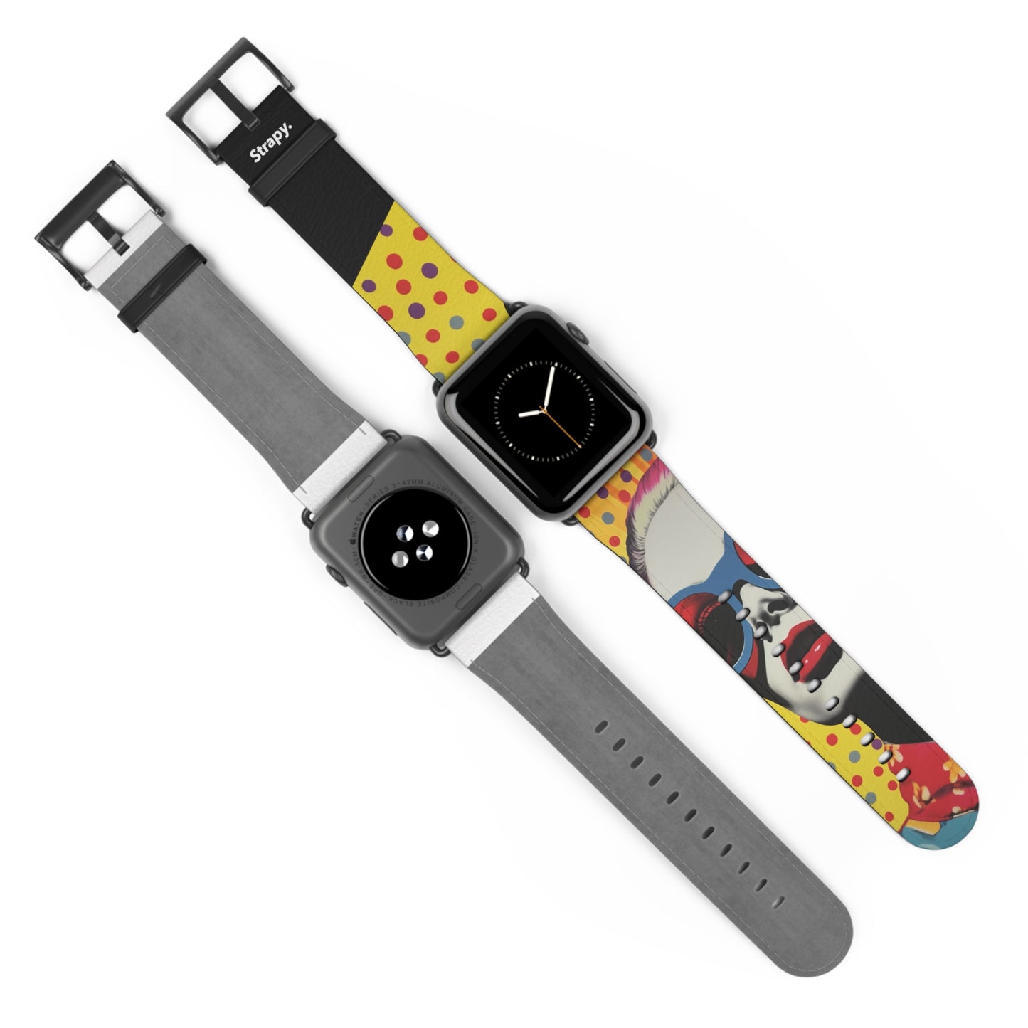 Vintage Art Pop Fashionista - Apple Watch Armband/Band aus Leder