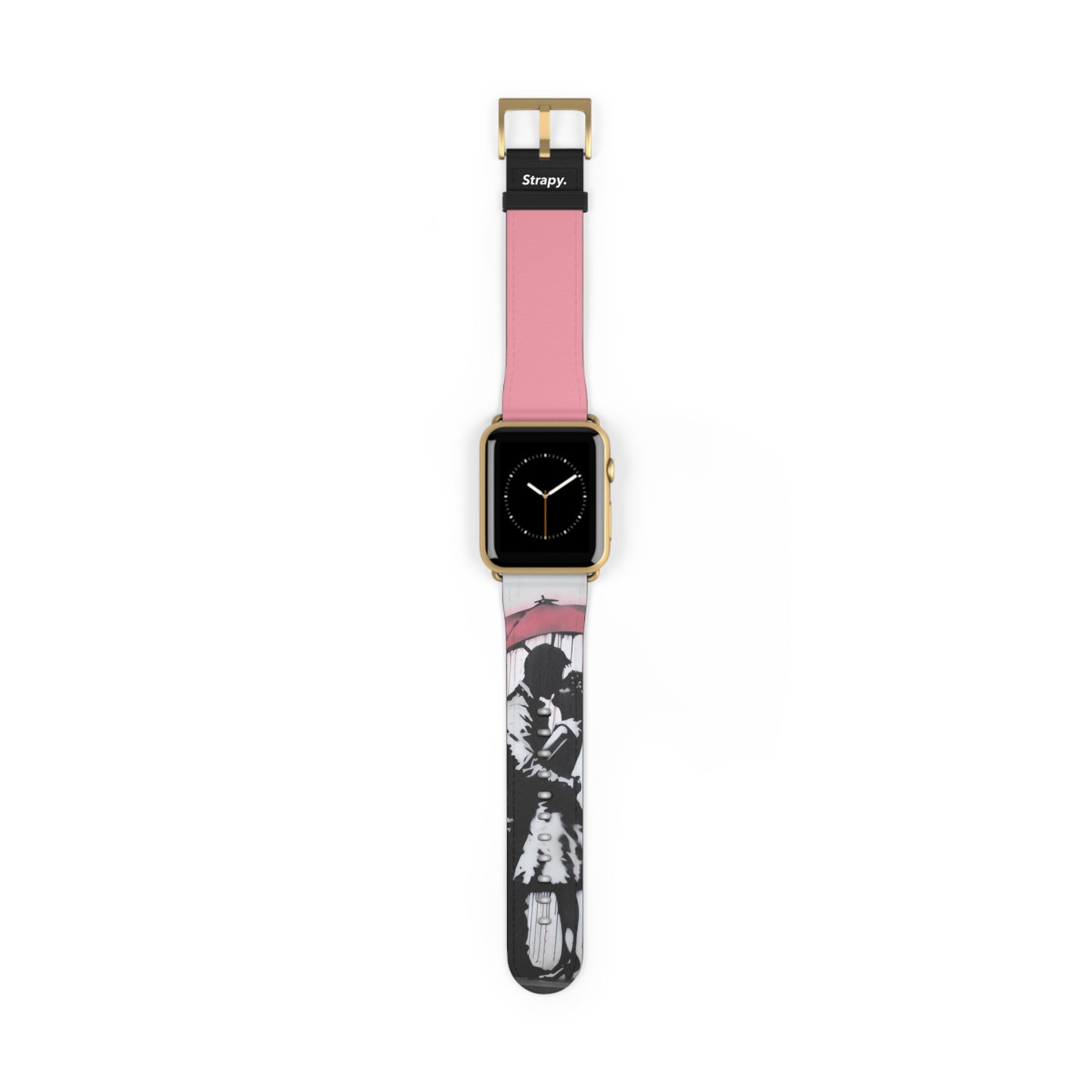 Stencil Eternal Love Leather Apple Watch Band