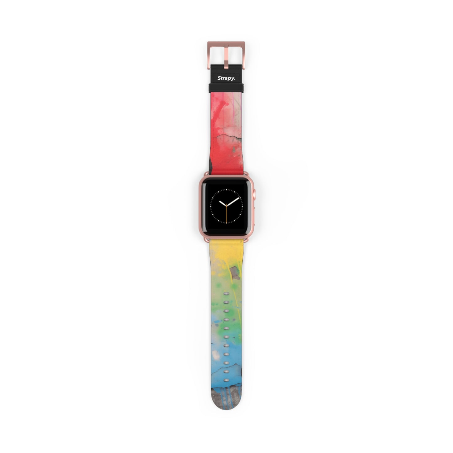 Stencil Love is Love Pride - Leather Apple Watch Strap/Band