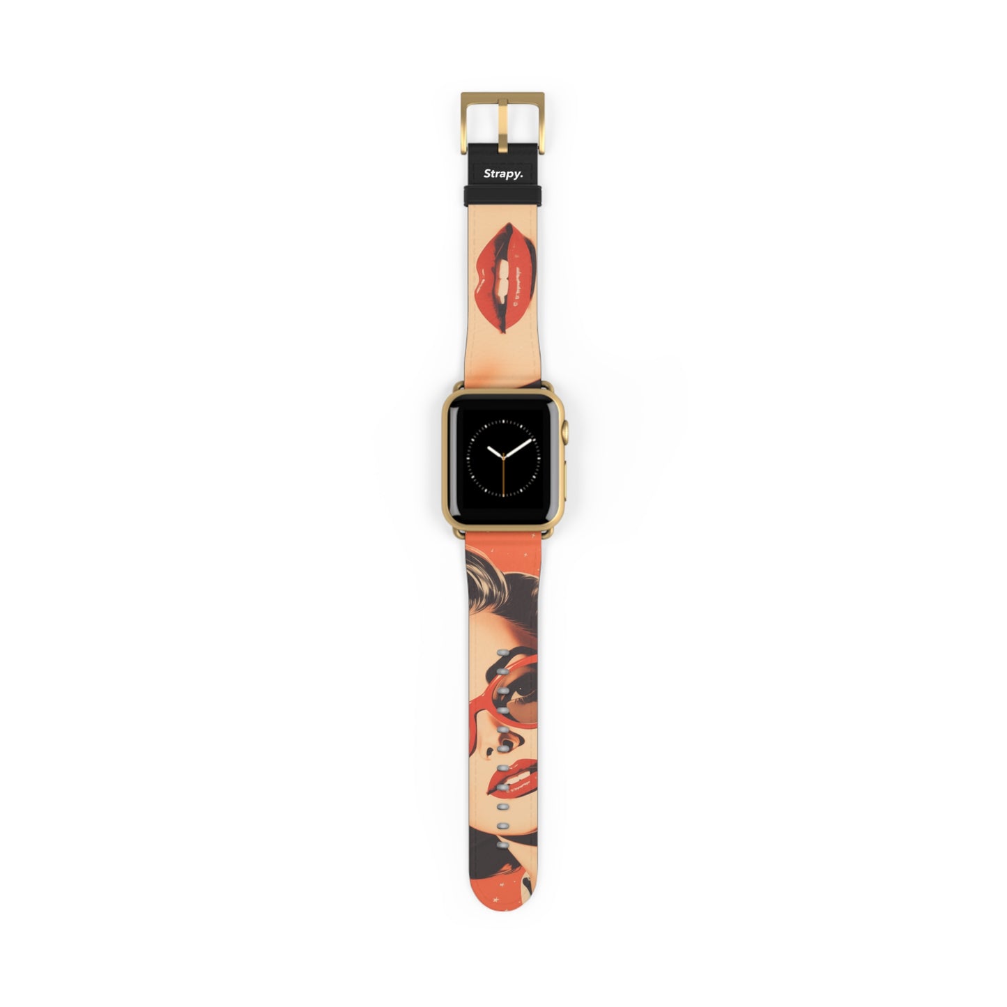 Féministe vintage des années 50 - Bracelet/Bande Apple Watch en cuir