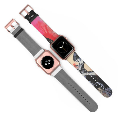 Schablone Love is Love (She/Her/They) Pride – Apple Watch Armband/Band aus Leder