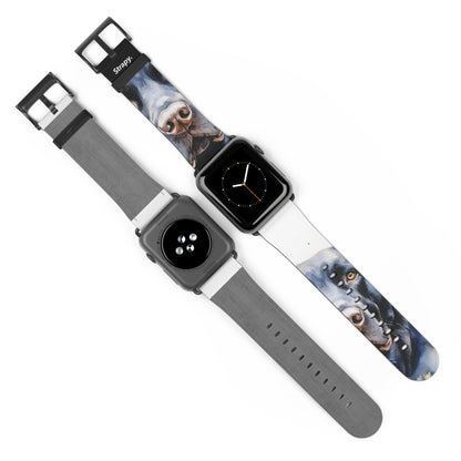 Aquarela Labrador Love – Apple Watch Armband/Band aus Leder