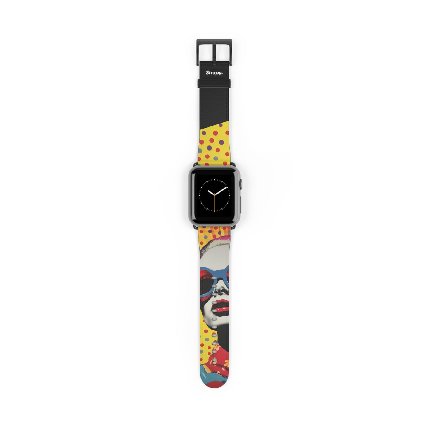 Vintage Art Pop Fashionista - Apple Watch Armband/Band aus Leder