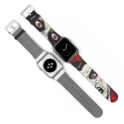 Art Pop Dracula - Bracelet/Bande Apple Watch en cuir