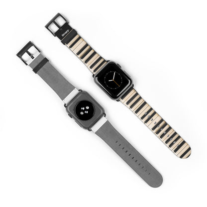 Mains de piano vintage des années 50 - Bracelet/Bande Apple Watch en cuir