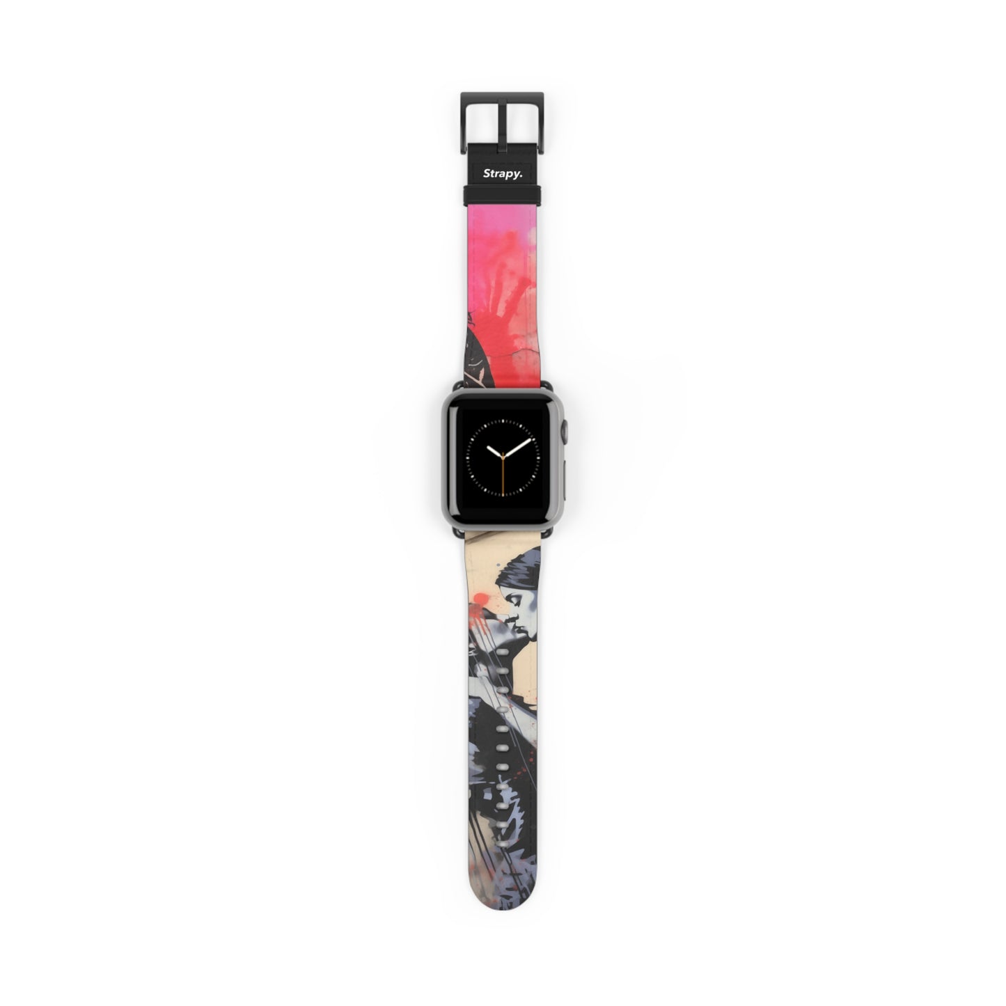 Schablone Love is Love (She/Her/They) Pride – Apple Watch Armband/Band aus Leder