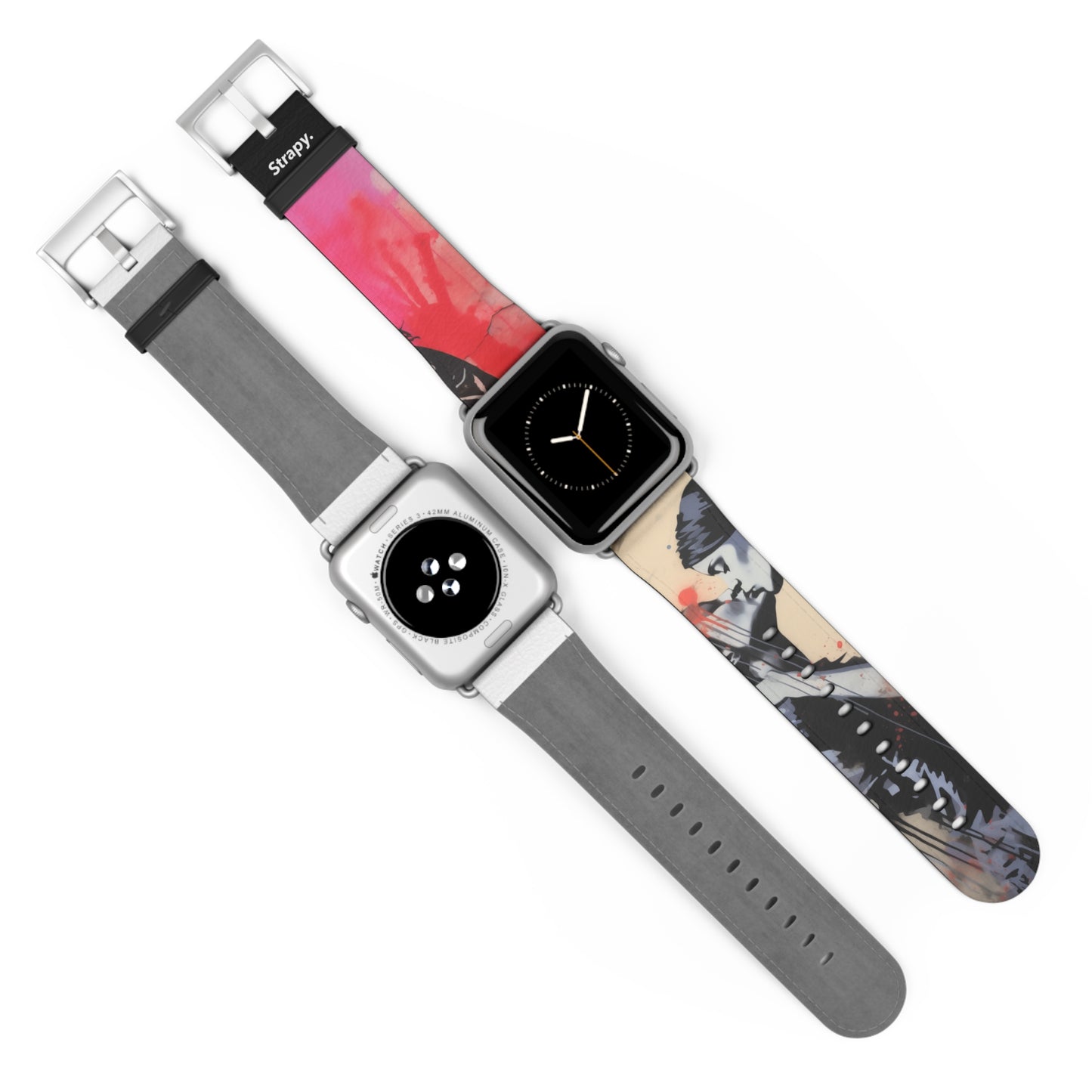 Schablone Love is Love (She/Her/They) Pride – Apple Watch Armband/Band aus Leder