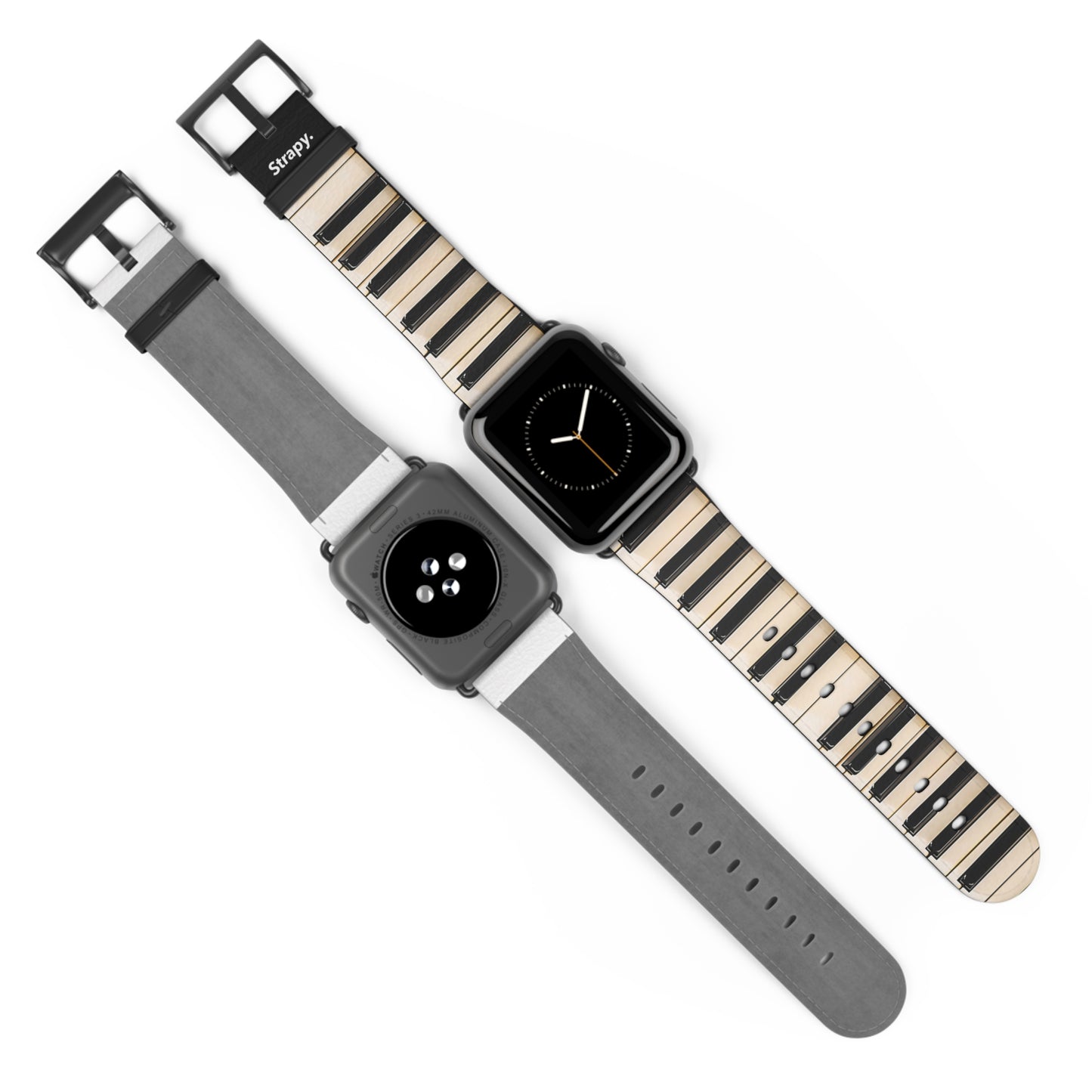 Mains de piano vintage des années 50 - Bracelet/Bande Apple Watch en cuir