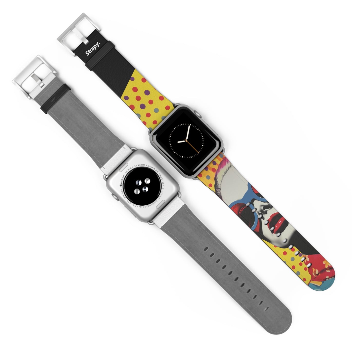 Vintage Art Pop Fashionista - Apple Watch Armband/Band aus Leder