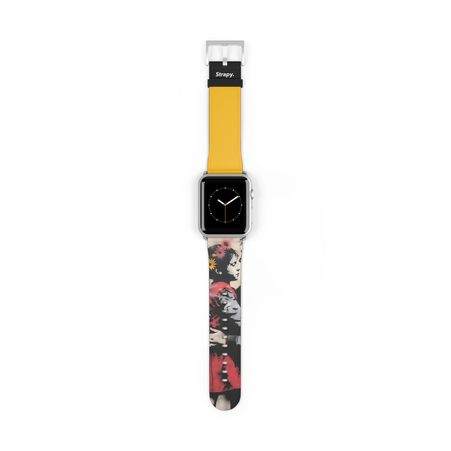 Stencil Daughter Love - Leather Apple Watch Strap/Band