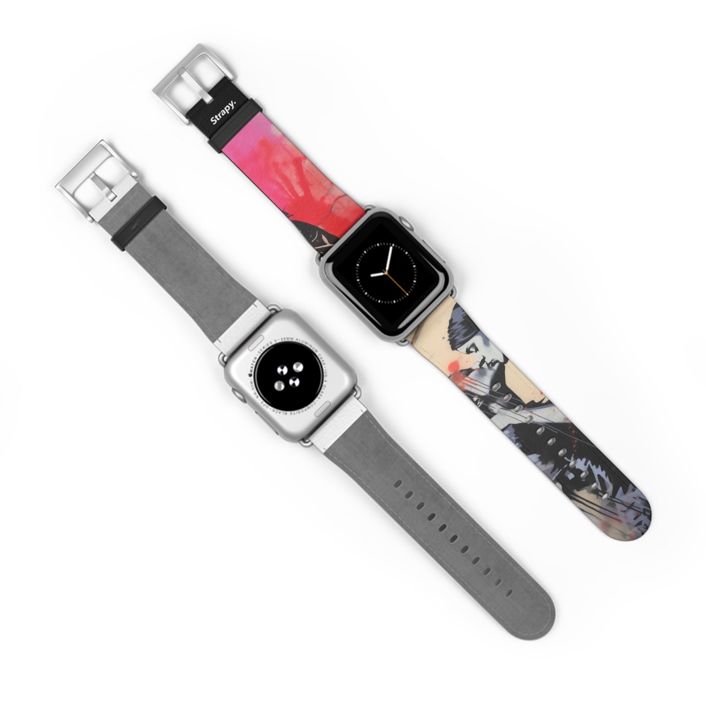 Schablone Love is Love (She/Her/They) Pride – Apple Watch Armband/Band aus Leder