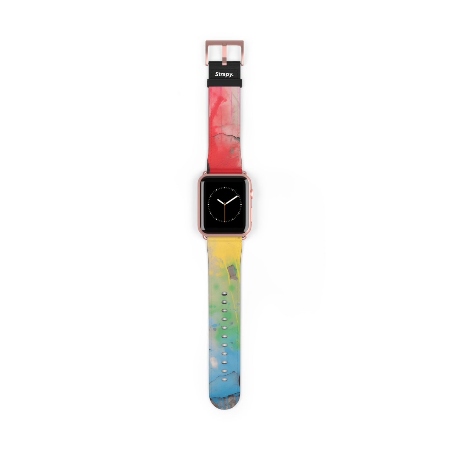 Pochoir Love is Love Pride - Bracelet/Bande Apple Watch en cuir