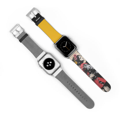 Stencil Daughter Love - Leather Apple Watch Strap/Band