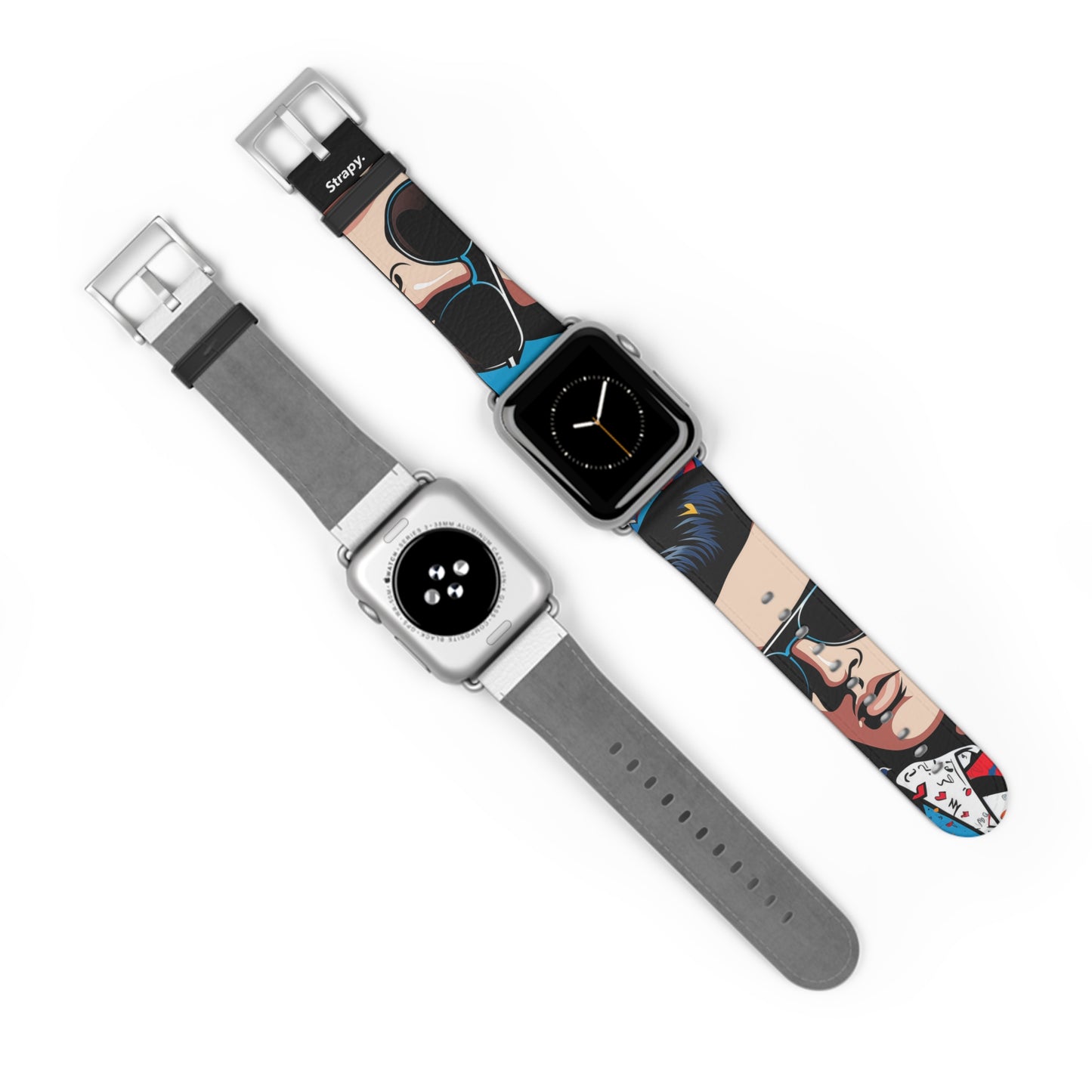 Art Pop Elvis - Apple Watch Armband/Band aus Leder