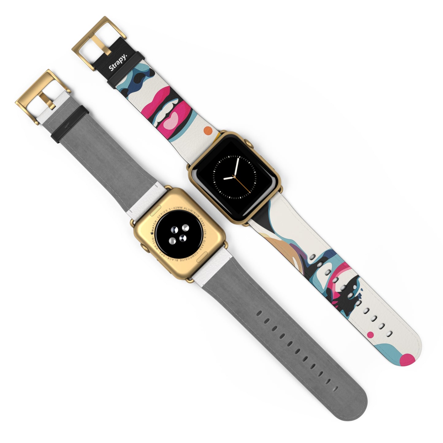 Art Pop Marilyn Monroe Homage - Leather Apple Watch Band