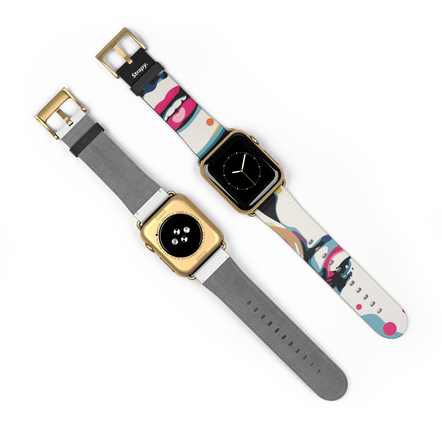 Art Pop Marilyn Monroe - Bracelet/Bande Apple Watch en cuir