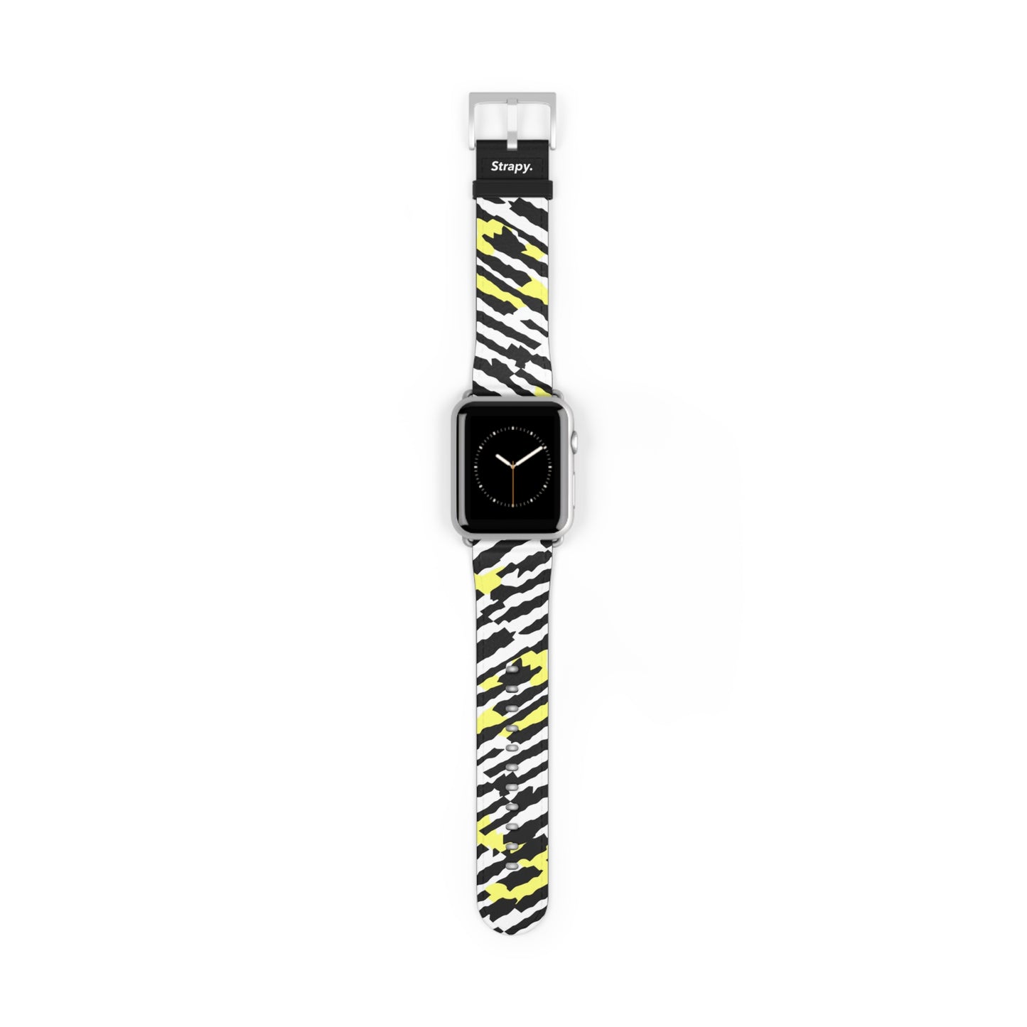 Digitales Zebra-Leoparden-Abstact-Muster – Leder-Apple-Watch-Armband