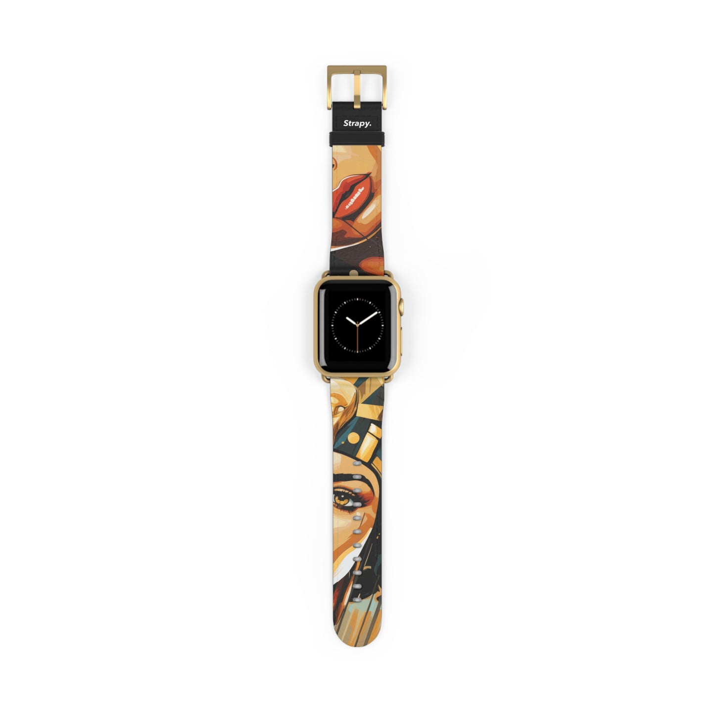 Art Pop Cleopatra - Apple Watch Armband/Band aus Leder