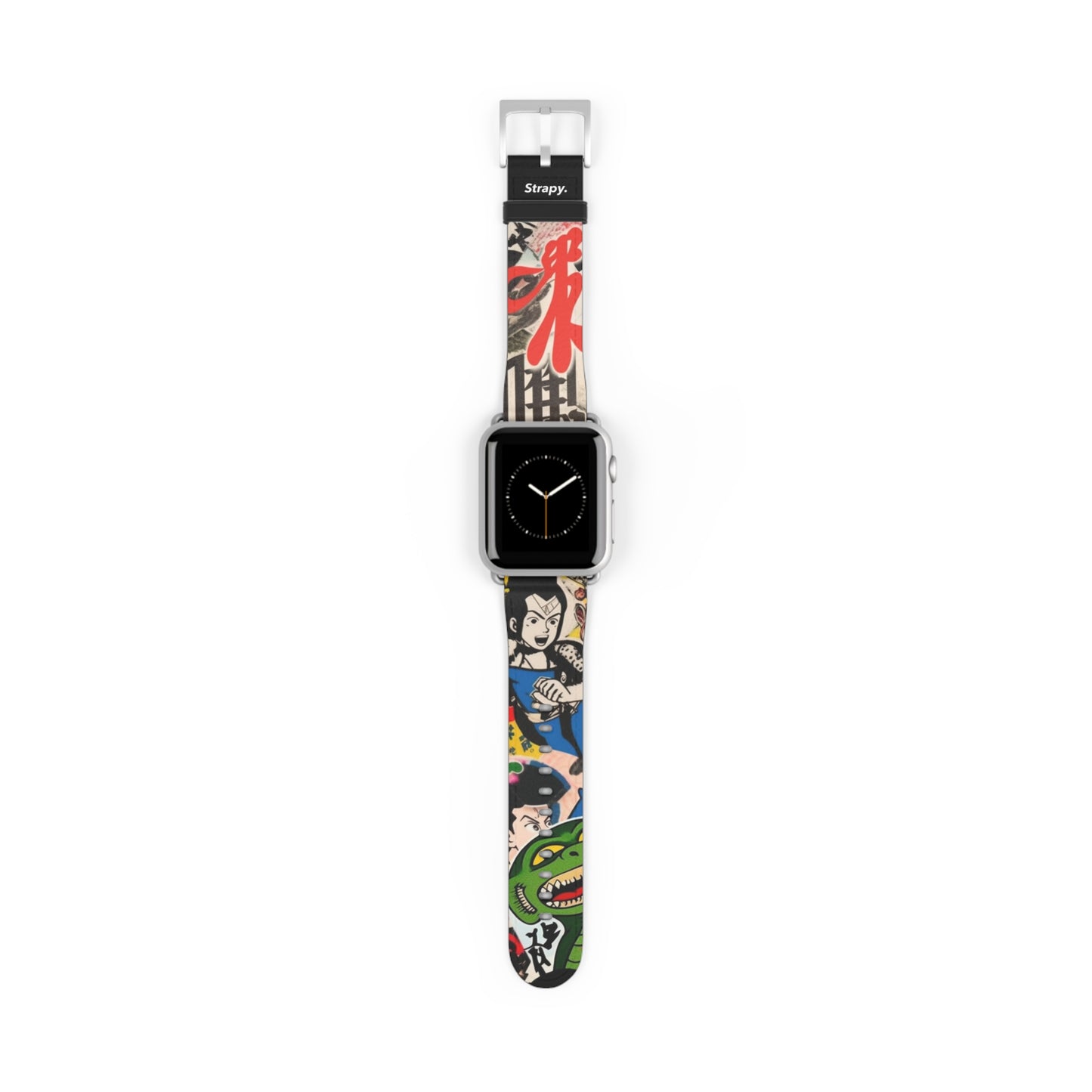 Art Pop Japanese Cartoon TV - Leather Apple Watch Strap/Band