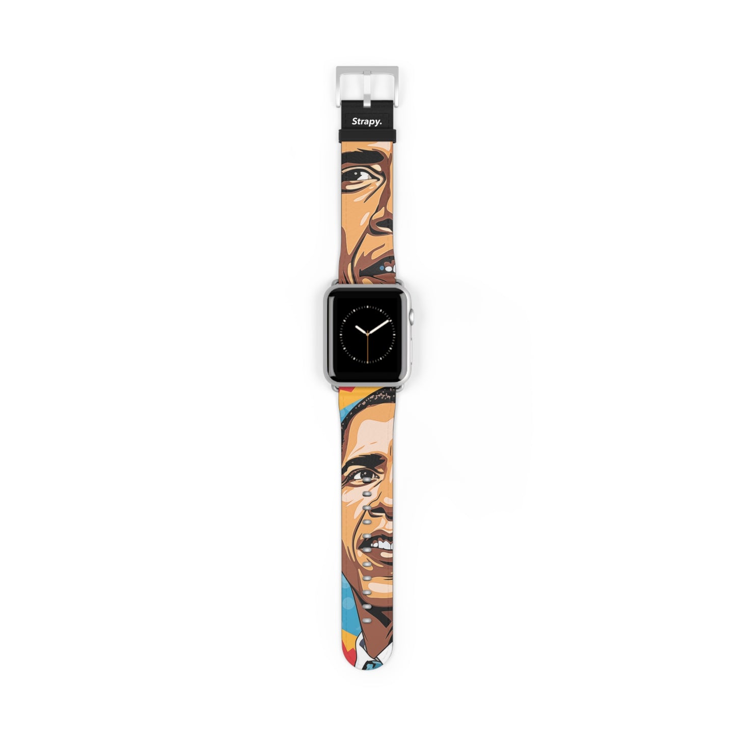 Art Pop Obama - Leather Apple Watch Strap/Band