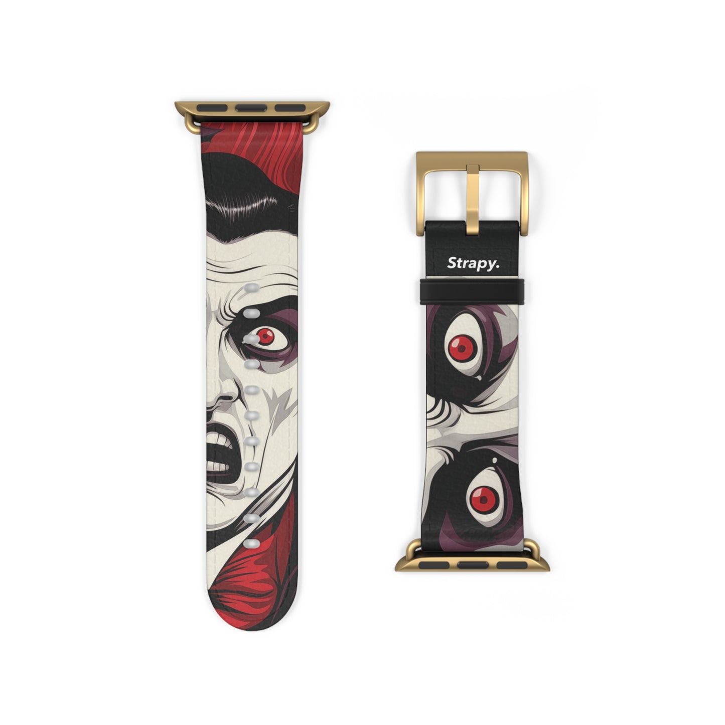 Art Pop Dracula - Bracelet/Bande Apple Watch en cuir