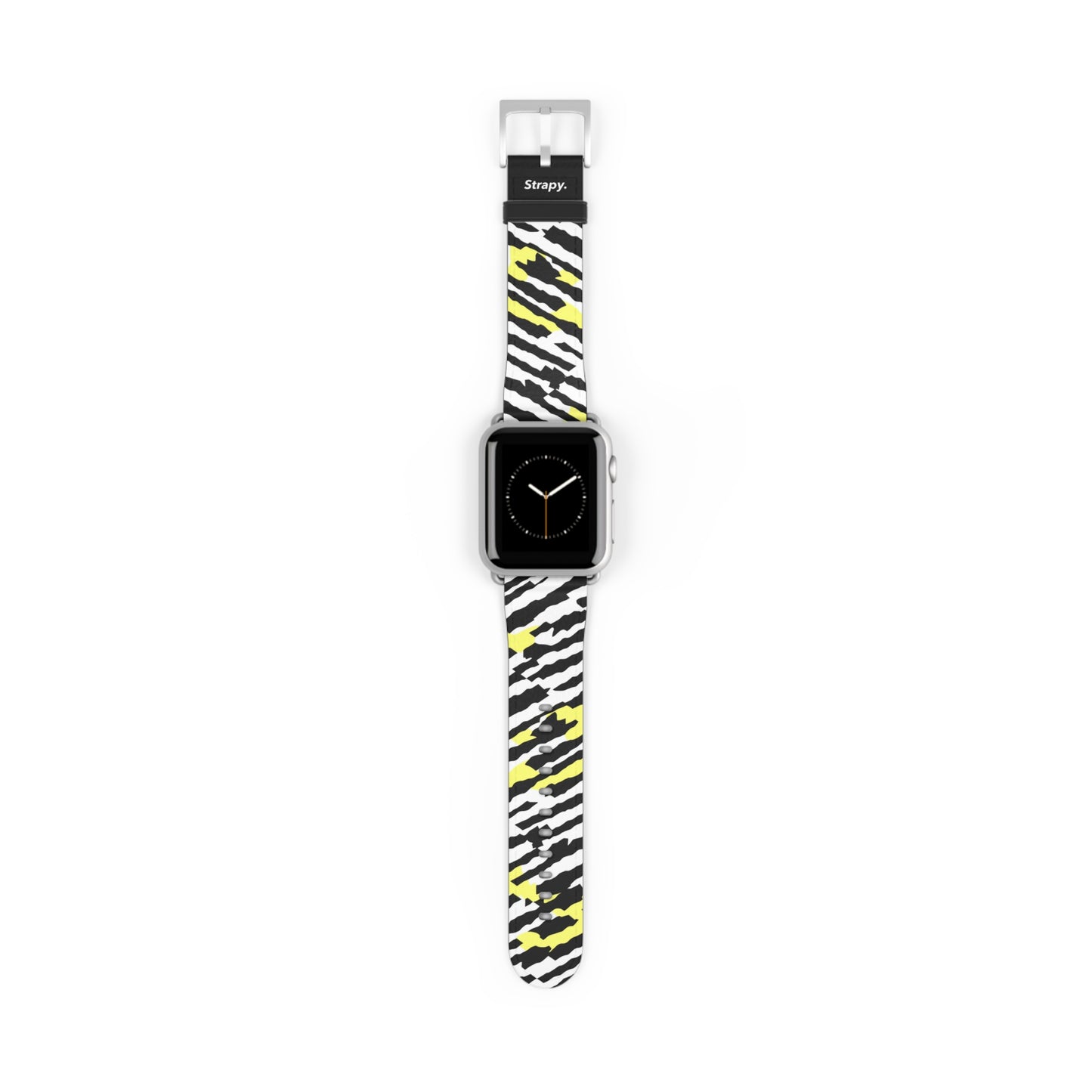 Digitales Zebra-Leoparden-Abstact-Muster – Leder-Apple-Watch-Armband