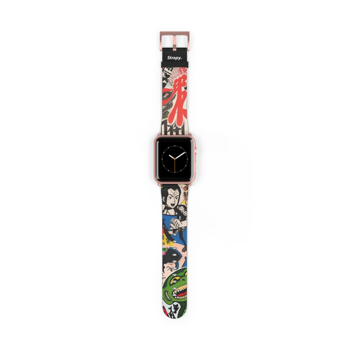 Art Pop Japanese Cartoon TV - Leather Apple Watch Strap/Band